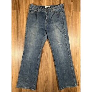 Levis Jeans Women’s 14 Blue 512 Perfectly Slimming Bootcut Stretch Denim Cotton